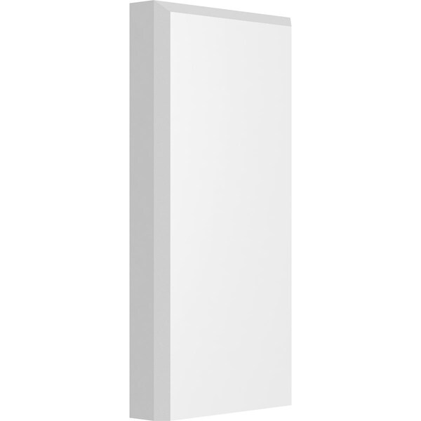 Ekena Millwork Standard Foster Plinth Block with Beveled Edge, 4 1/2"W x 9"H x 1"P PBP045X090X100FOS01 - main
